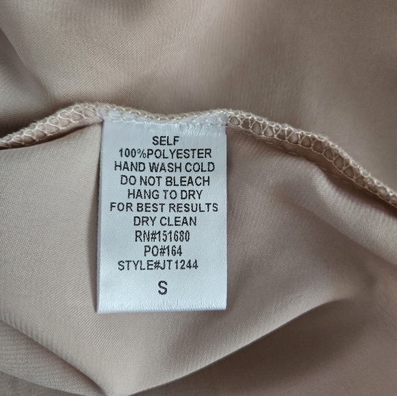 NEW Storia Womens Small Beige Keep it Simple Lace Camisole Tank Top Racerback - Picture 9 of 15